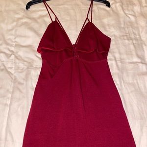 Burgundy Night Out Dress